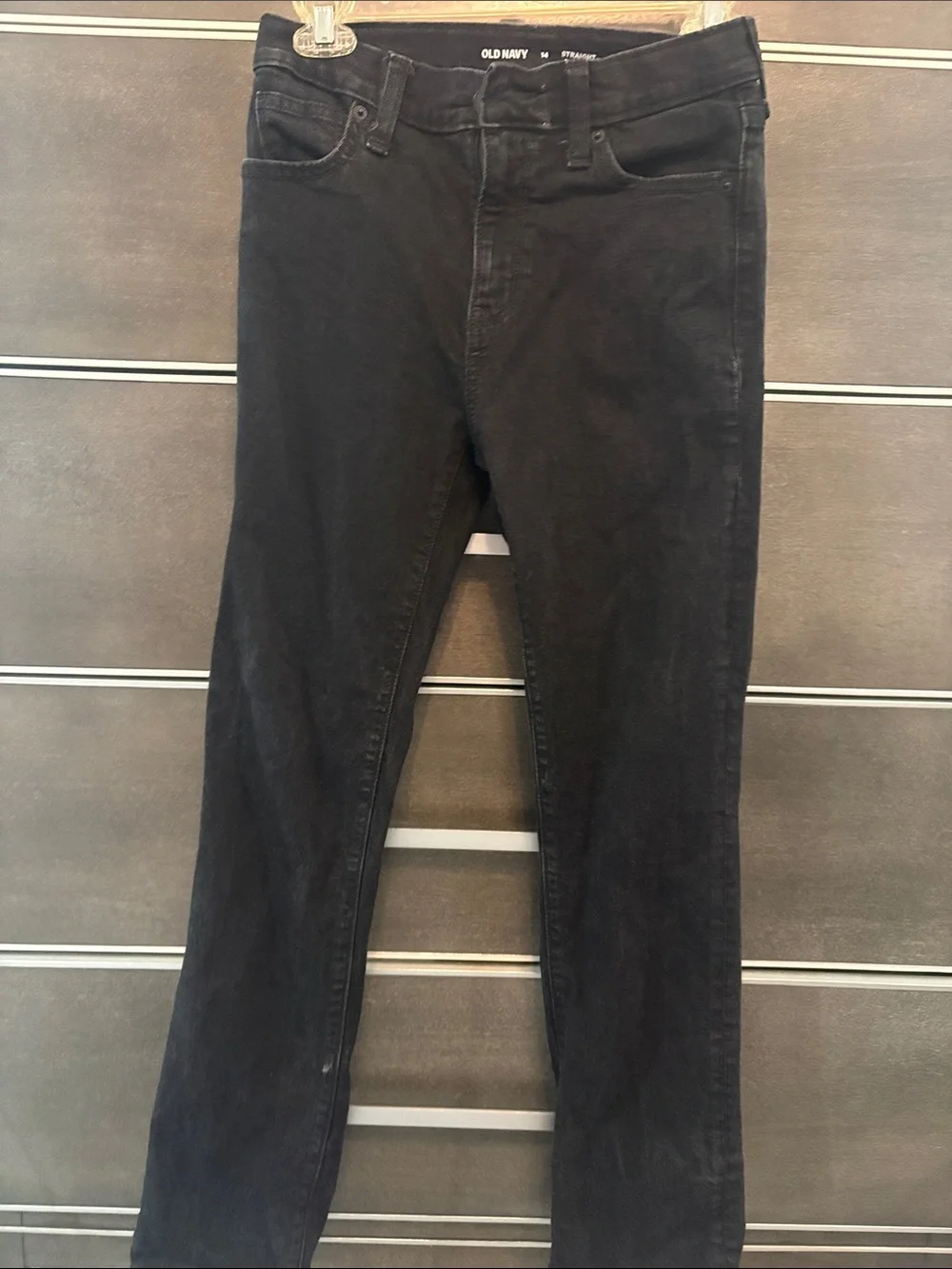 Old Navy Boys Black Slim Jeans
